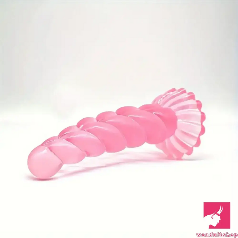 6.69in Real Fantasy Odd Twist Dildo For Male Vagina With Sucker