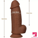 8in Premium Realistic Large PVC Dildo For Couples Solo Sex Love