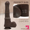 9.05in 4in1 Heating Thrusting Vibrating Rotation Remote Horse Cock Dildo