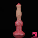 7.48in 9.45in 11.02in 12.99in Soft Liquid Silicone Big Dog Knotted Dildo