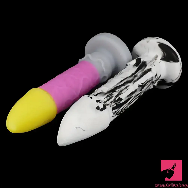 8.5in Brush Silicone Big Soft Dildo For Women Men Couple Female Sex