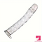 6.5in Clear Unisex Glass Crystal Dildo For Female Male Lesbian Orgasm