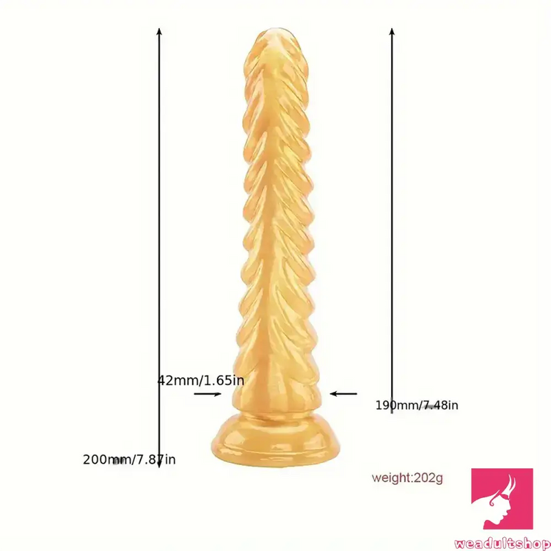 7.87in Real Cock Dildo For Anus Vaginal Stimulation Female Orgasm