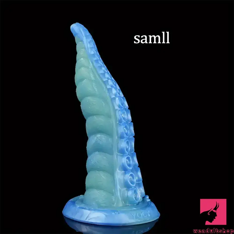 7.16in 9.05in Fantasy Monster Octopus Tentacle Silicone Flexible Dildo