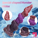 8.66in Silicone Monster Spiral Large Soft Dildo For Male Strong Suction Cup