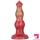 6.69in 7.48in 9.06in Silicone Fantasy Animal Dog Soft Cock Dildo