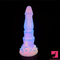 8.46in Fantasy Luminous Monster Silicone Soft Dildo Anal Clit Opener