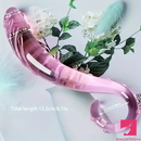 6.1in 6.3in 6.49in Glass Crystal Dildo For Female Male Sex Orgasm