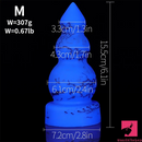 4.13in 6.1in 8.07in 11.43in Fantasy Silicone Soft Butt Plug Real Dildo