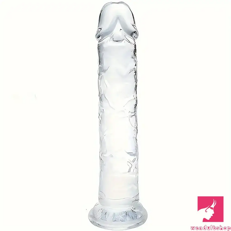 6.5in 7.68in 9.65in Clear Real Dildo For G-Spot Vaginal Sex Love Stimulation