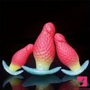 2.75in 3.54in 4.33in Strawberry Small Unisex Silicone Soft Dildo For Anus