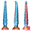 13.7in Big Long Real Tentacle Silicone Soft Dildo Penis Clit Expander