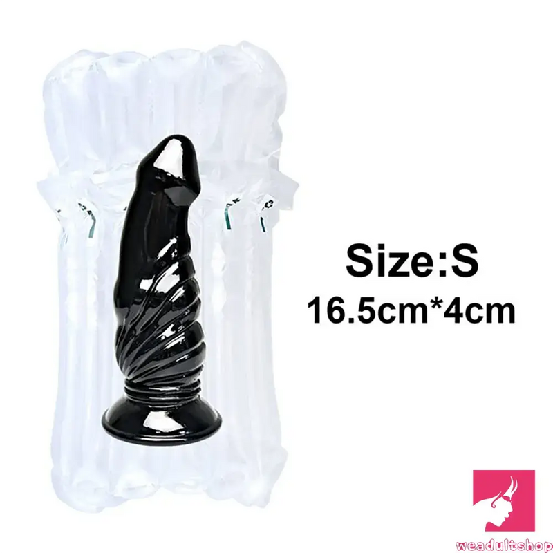 6.4in 8.4in Fantasy Big Black Dildo For Male Female Anal Vaginal Toy