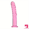 7.09in 7.28in 7.48in Clear Unisex Glass Crystal Dildo For G Spot Orgasm