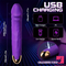 8.19in Big Vibrating Rotation Auto Dildo BDSM Sex Toy For Anus