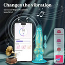 8.7in App Controlled Wearable Vibrating Dog Odd Remote Vibrator Dildo