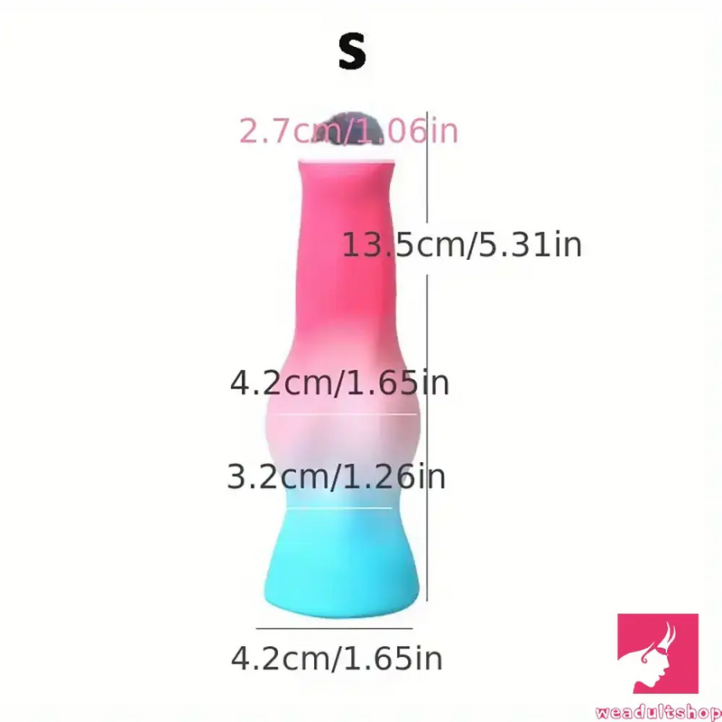 5.31in 7.09in 8.66in Odd Animal Dog Cock knot Silicone Thick Soft Dildo