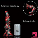 9.65in Silicone Big Soft Thick Tentacle Octopus Monster Sex Dildo