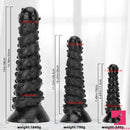 7.48in 11.22in 15in Huge Black Spiral Animal Octopus Dildo Butt Plug