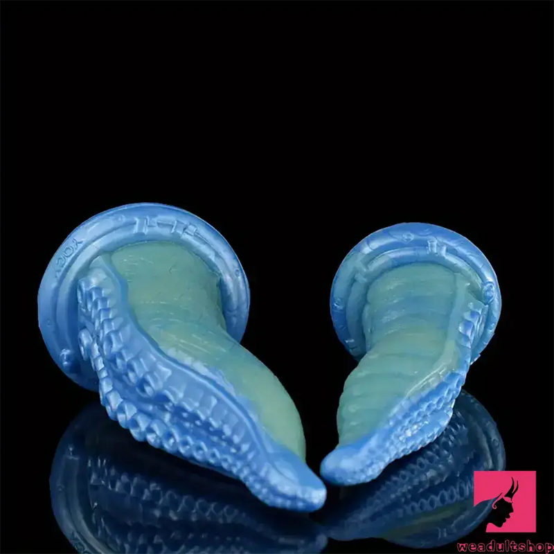 7.16in 9.05in Fantasy Monster Octopus Tentacle Silicone Flexible Dildo