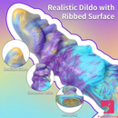 5.51in 6.89in 8.46in Fantasy Monster Silicone Soft Cock Dildo For Anus