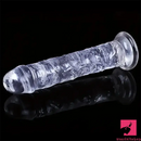 6.3in 7.1in 7.7in 8.5in 9.8in 12in Realistic Clear Suction Cup Dildo