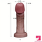 6.5in 7.09in 8.66in Sex Love Big Head Silicone Soft Realistic Dildo