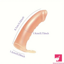 3.42in Middle Finger Sleeve Cock Dildo For Anal Prostate Vagina