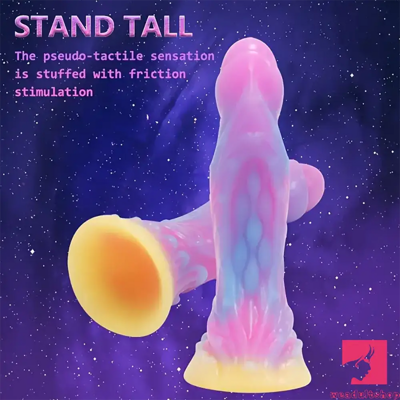 High-Quality Night-Glowing Liquid Silicone Odd Monster Dildo