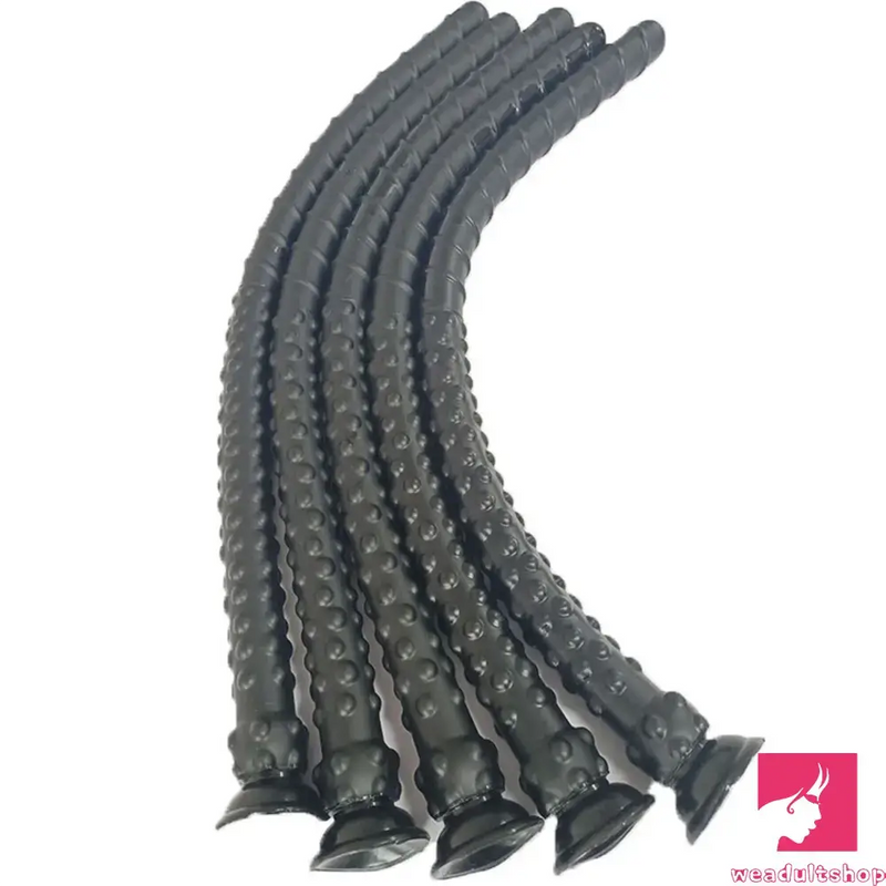 27.56in Silicone Soft Huge Long Spiked Spiral Rebar Dildo Anal Plug