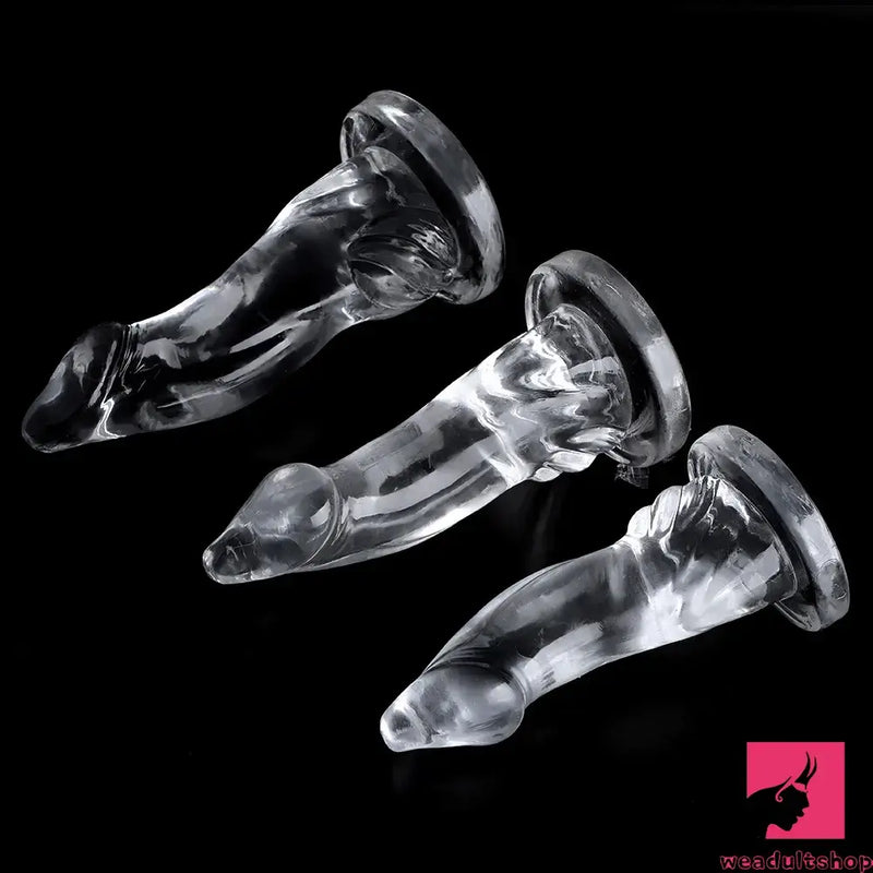 7.48in 8.46in 9.44in Clear Big Dildo Sex Toy For Sex Orgasm Pleasure