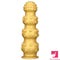 6.7in 9.84in 13.38in Gold Silicone Animal Octopus Big Butt Plug Dildo