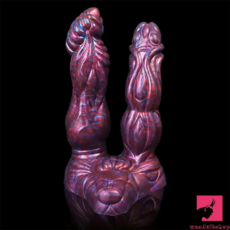 7.64in 7.99in 8.07in Fantasy Silicone Double Heads Dildo For Gay Lesbian