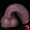 6.29in 8.07in Unisex Silicone Soft Dildo For Anal Vaginal Simulation Sex