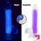 7.08in 8.07in TPE Double Layer Glow-in-the-dark Realistic Clear Dildo