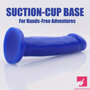 7.6in Body Safe Silicone Soft Suction Cup Dildo For Women Men Sex