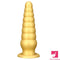 10.63in Soft Silicone Big Gold Butt Plug Dildo For Anal Expansion Orgasm