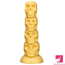 14.37in Nice Large Soft Long Fantasy Silicone Scary Skull Dildo