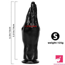 6.3in 8.66in 11.02in Women Using Large Black Thick Hands Fist Dildo