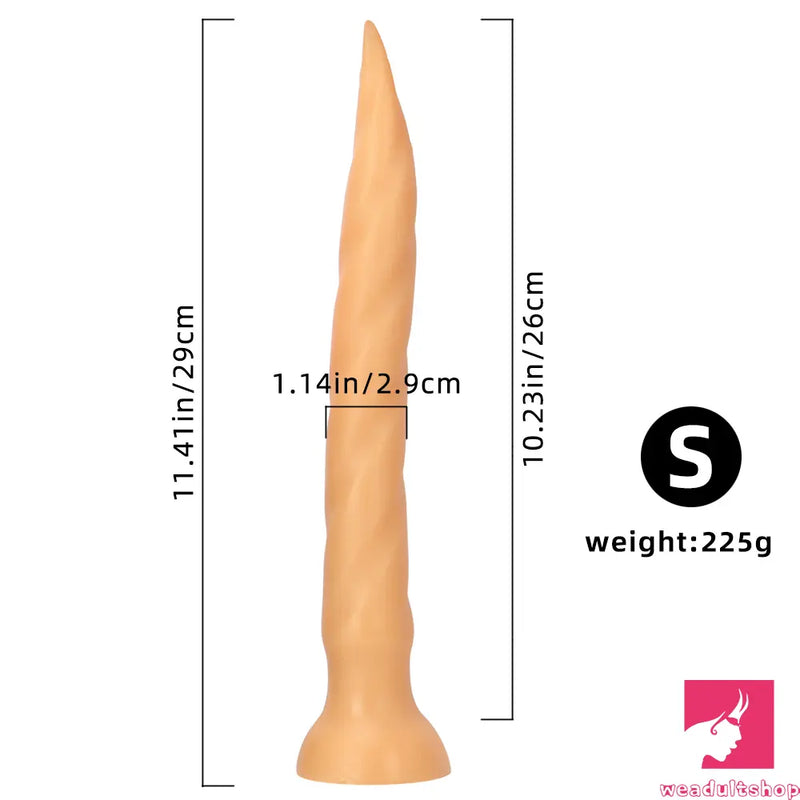 11.41in 14.56in 17.71in Super Huge Long Thick Sharp Butt Plug Dildo