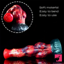 9.57in Animal Big Dog Silicone Soft Women Dildo With Suction Base