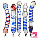 Multiple Options Glass Crystal Dildo For Women Men Couple G-spot Sex