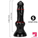 7.48in 14.17in 15.35in Big Black Thick Dog Penis Odd Animal Dildo