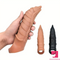 8.66in Wolf Head Silicone Cock Sleeve Big Dildo BDSM Sex Toy For Anus