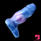 Multiple Lengths Fantasy Silicone Soft Cock Sleeve With Anti-drop Ring