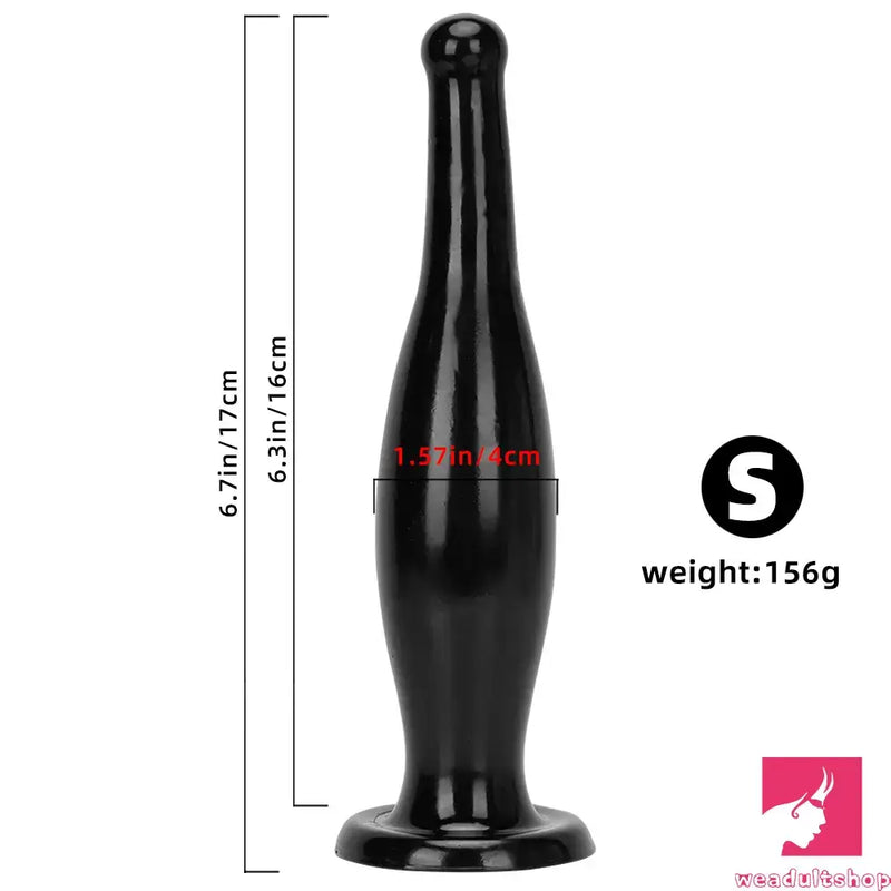 6.7in 11.41in Women Men Big Black Thick Beer Bottle Dildo For Anal Clit