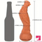 10.8in Rooster Shape Fantasy Large Silicone Soft Dildo For Anus Vagina