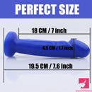 7.6in Body Safe Silicone Soft Suction Cup Dildo For Women Men Sex