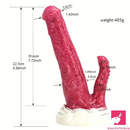 8.86in Ejaculating Big Silicone Soft Odd Dildo For Men Anus Sex