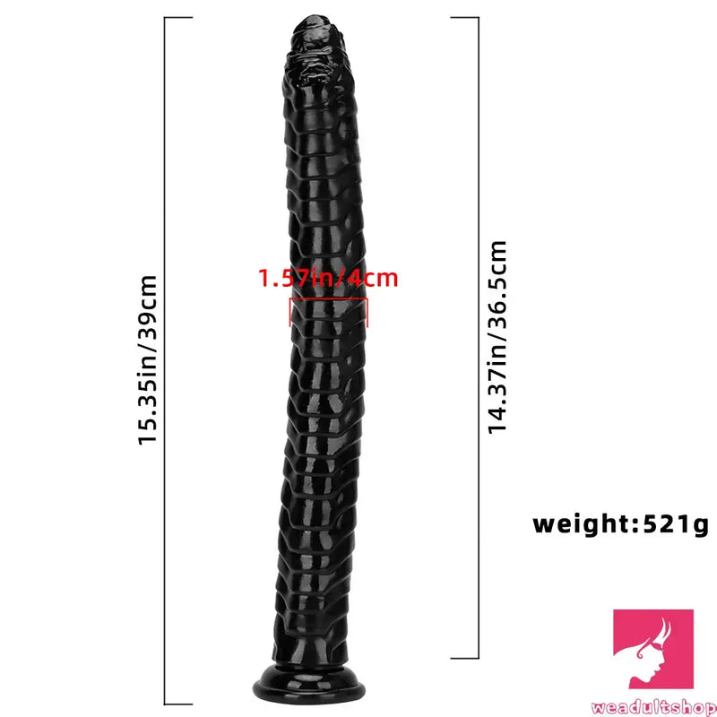 15.35in Long Huge Colorful Dildo For Anal Vaginal Expansion Adult Toy